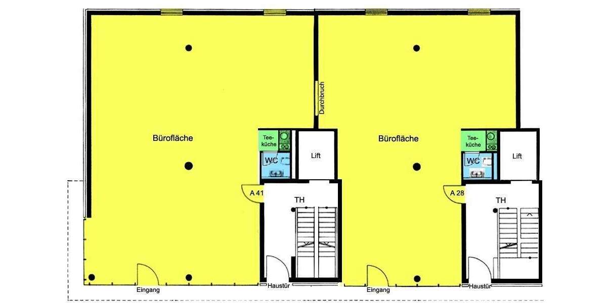 Großzügige Büroeinheit mit optimaler Raumaufteilung in der Leipziger Vorstadt! 9 zimmer