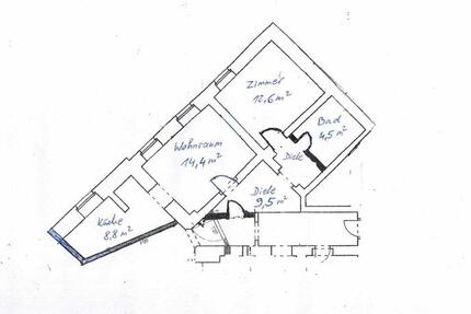 Wohnung Dresden Cotta - 2 Zimmer, 50 m&sup2;, 400&euro; | Angebot:25407278