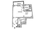 Ab Oktober 2025: Kleine SingleWohnung mit Balkon (Hofseite), Schlafecke, Laminatboden und Badewanne