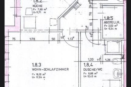 Attraktive Einraumwohnung mit Küche in Wilsdruff 1 zimmer