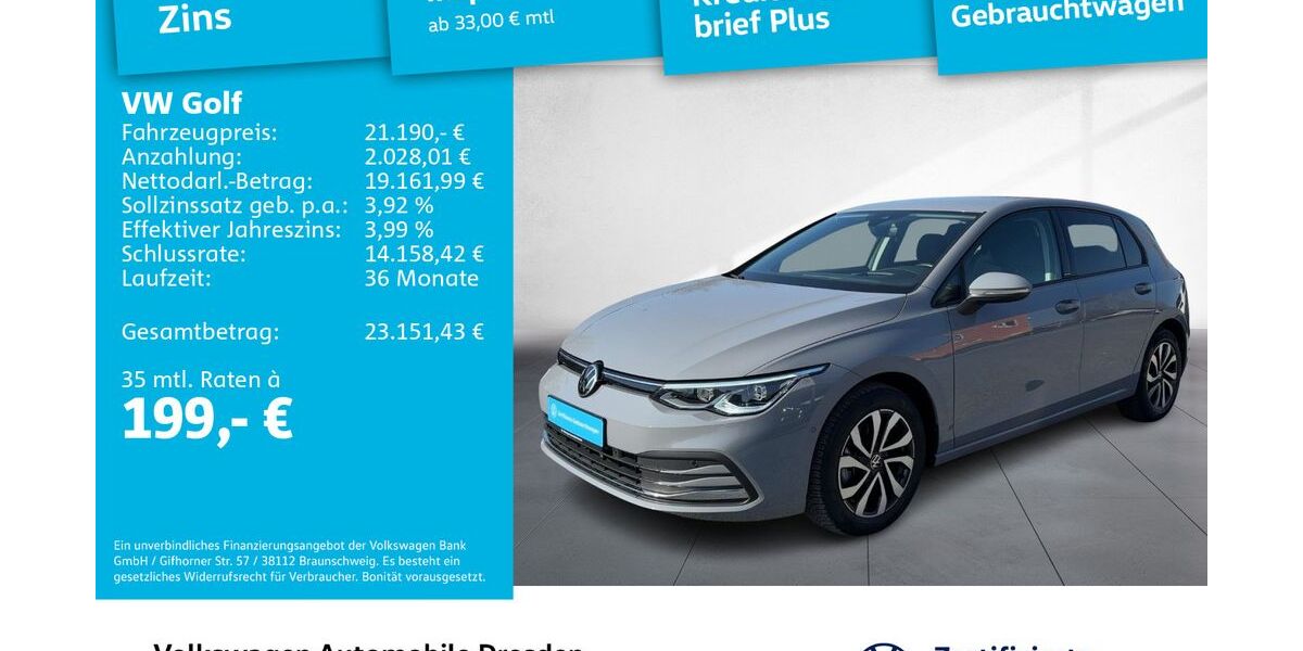 VW Golf 57.616 km 21.190 &euro; Dresden 01067