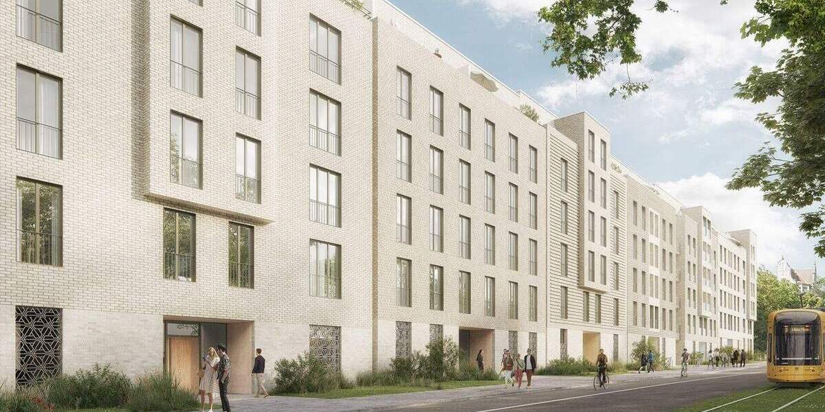 Etagenwohnung Dresden / Plauen Südvorstadt-West - 3 Zimmer, 65 m&sup2;, 406.350&euro; | Angebot:25708333