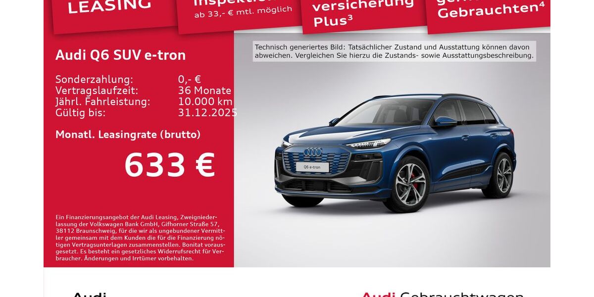 Audi Q6 e-tron 5.707 km 64.890 &euro; Dresden 01067