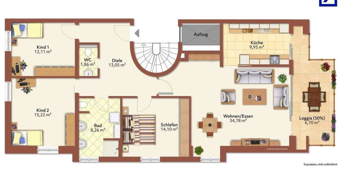 Etagenwohnung Dresden Striesen-Ost - 4 Zimmer, 116 m&sup2;, 585.000&euro; | Angebot:26570384