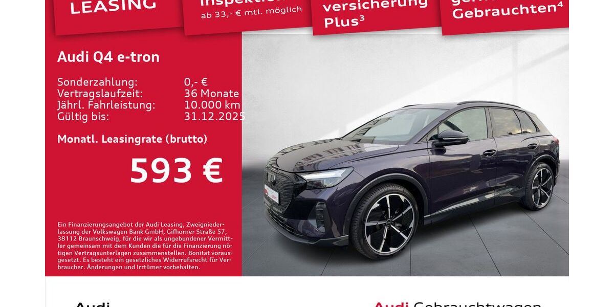 Audi Q4 e-tron 3.314 km 54.990 &euro; Dresden 01067