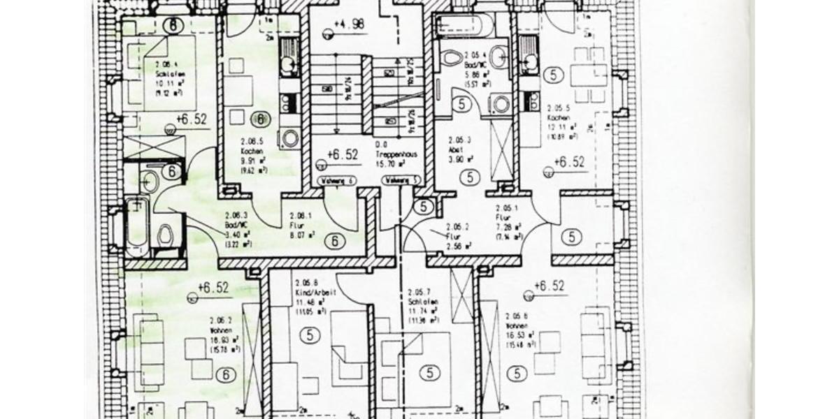 Etagenwohnung Radebeul - 2 Zimmer, 50 m&sup2;, 490&euro; | Angebot:25782338