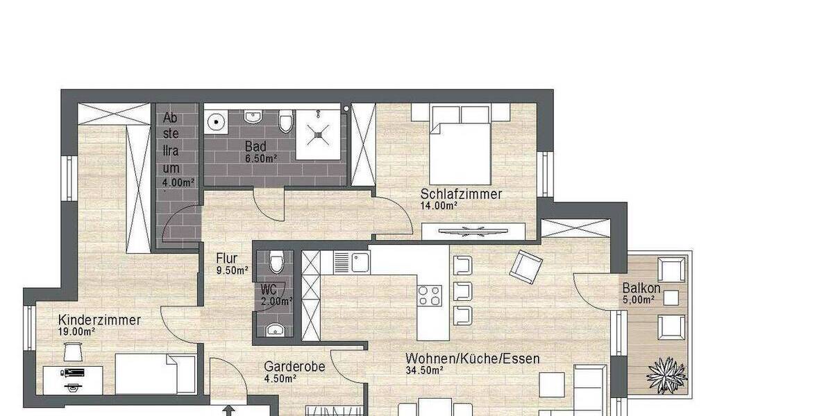 Etagenwohnung Dresden Laubegast - 3 Zimmer, 96 m&sup2;, 545.000&euro; | Angebot:25738462