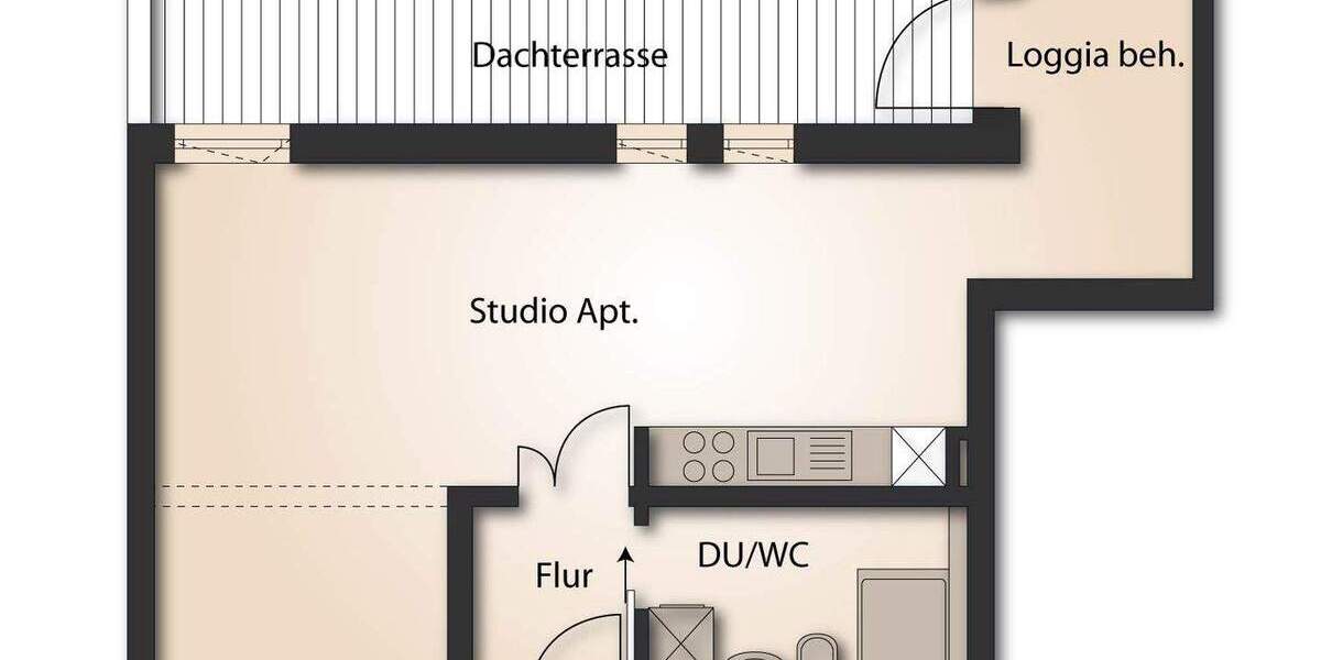 Das Zukunftsprojekt - Eigentumswohnungen an der Münchner Straße 9 - 11 1 zimmer