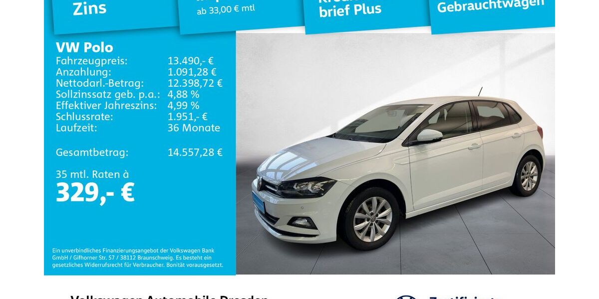 VW Polo 71.851 km 13.490 &euro; Dresden 01169