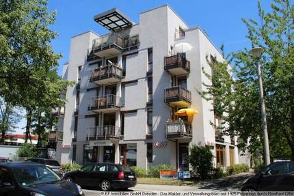 2-Zimmerwohnung mit Balkon, Parkett, Aufzug und Bad mit Badewanne in 01307 Dresden 2 zimmer