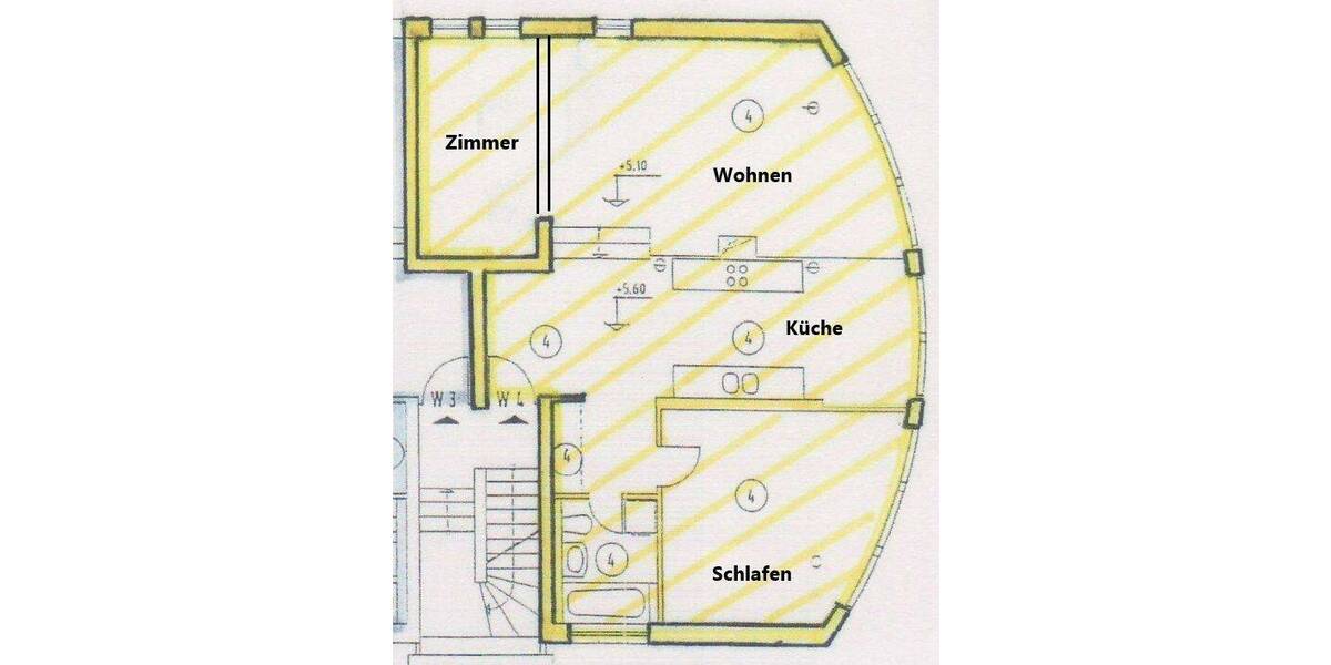 Etagenwohnung Radebeul - 3 Zimmer, 83 m&sup2;, 242.000&euro; | Angebot:26834599