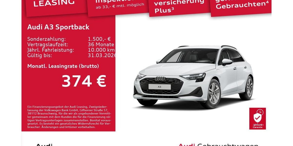 Audi A3 5.538 km 37.450 &euro; Dresden 01169