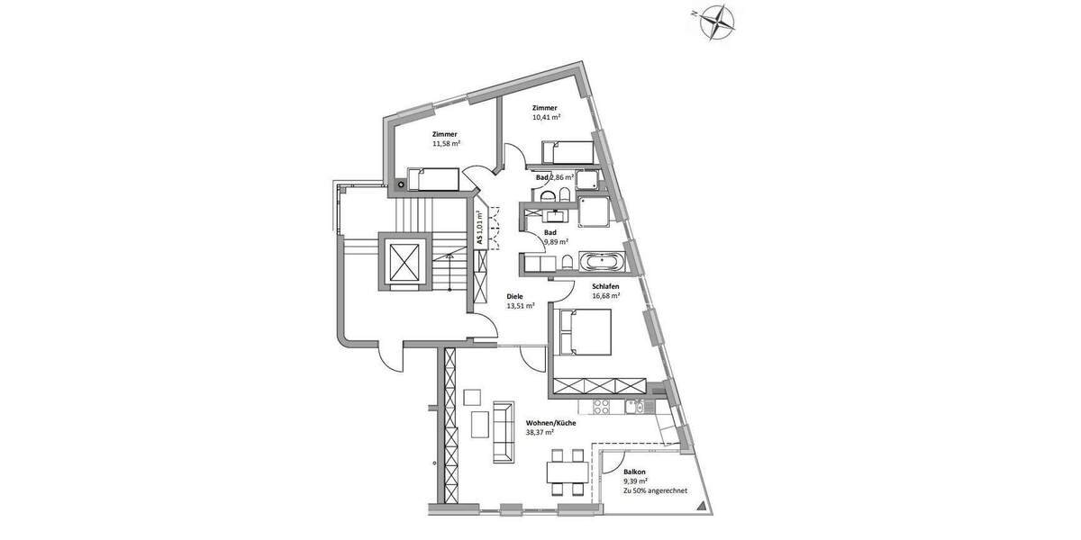 Etagenwohnung Dresden Briesnitz - 4 Zimmer, 109 m&sup2;, 545.250&euro; | Angebot:26451667