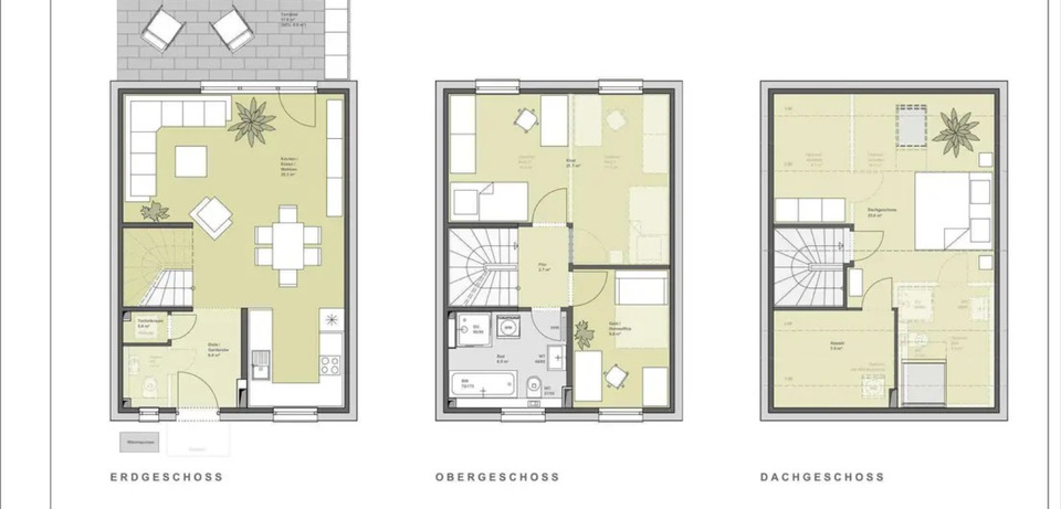 Reihenhaus Pirna - 4 Zimmer, 120 m&sup2;, 382.500&euro; | Angebot:25871274
