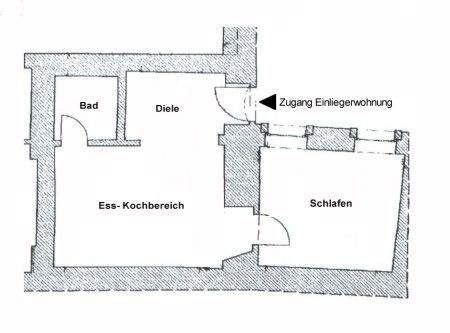 Terrassenwohnung Dresden Leipziger Vorstadt - 1 Zimmer, 34 m&sup2;, 425&euro; | Angebot:25682535