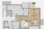 Etagenwohnung Dresden Prohlis - 1.5 Zimmer, 42 m&sup2;, 710&euro; | Angebot:26647920