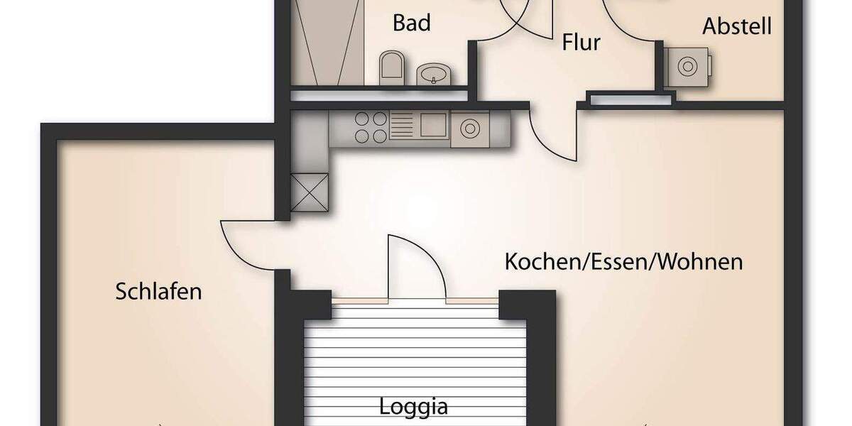 Etagenwohnung Dresden / Leipziger Vorstadt Leipziger Vorstadt - 2 Zimmer, 72 m&sup2;, 401.625&euro; | Angebot:25708334