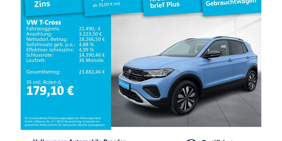 VW T-Cross 6.830 km 21.490 &euro; Dresden 01067