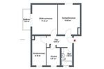 Etagenwohnung Coswig - 3 Zimmer, 60 m&sup2;, 510&euro; | Angebot:26215548