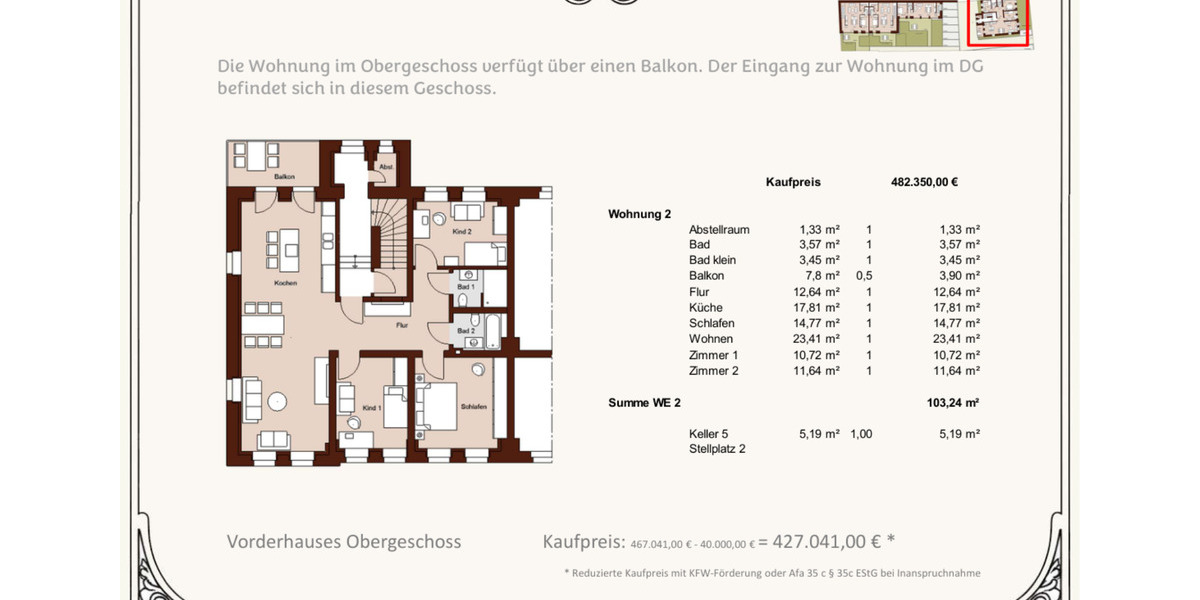 Etagenwohnung Dresden Pieschen - 4 Zimmer, 103 m&sup2;, 427.041&euro; | Angebot:25810428