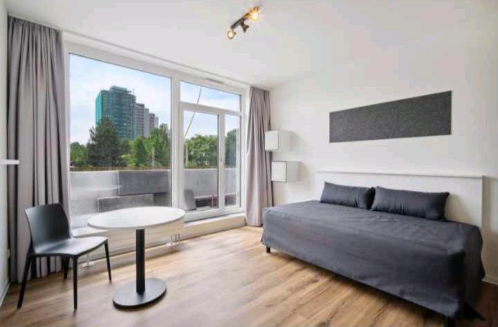 Schöne, voll möblierte 1-Zimmer-Wohnung mit Balkon