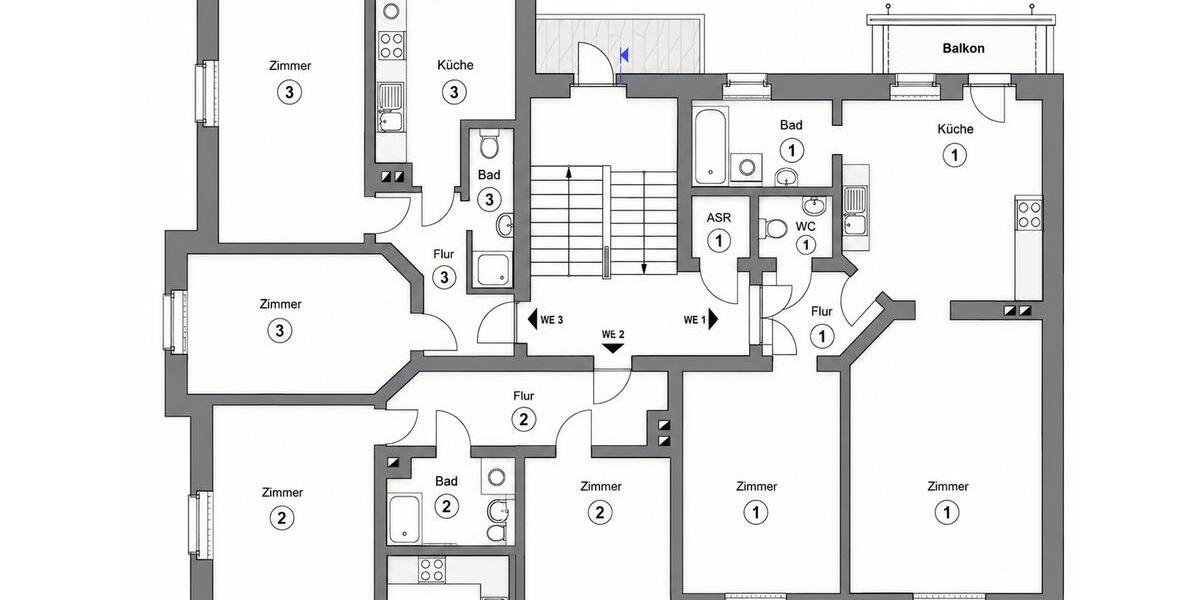 Erdgeschoßwohnung Heidenau - 2 Zimmer, 51 m&sup2;, 617&euro; | Angebot:26683163