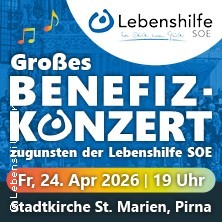Großes Benefizkonzert der Lebenshilfe SOE - Deutsches Ärzteorchester & Ärztechor 24.04.2026 Stadtkirche St. Marien