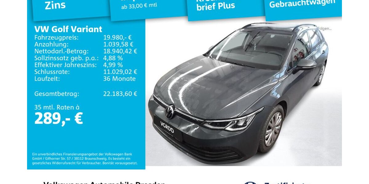 VW Golf 77.532 km 19.890 &euro; Dresden 01067