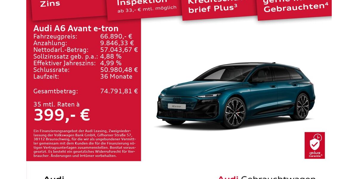 Audi A6 e-tron 11.006 km 66.890 &euro; Dresden 01169