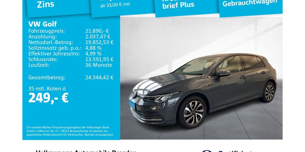 VW Golf 47.920 km 21.490 &euro; Dresden 01169