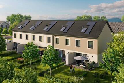 Projektvorstellung - Reihenhaus als Energieeffizienzhaus komplett mit Grundstück 5 zimmer