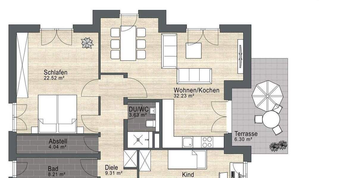 Etagenwohnung Dresden Klotzsche - 3 Zimmer, 98 m&sup2;, 675.000&euro; | Angebot:25738467