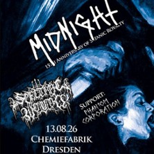 Midnight + Spectral Wound 13.08.2026 Chemiefabrik Dresden