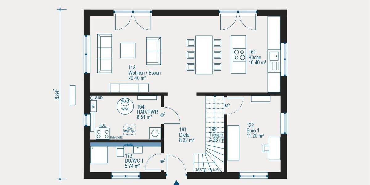 Einfamilienhaus Wilsdruff Kaufbach - 5 Zimmer, 146 m&sup2;, 255.659&euro; | Angebot:26916993