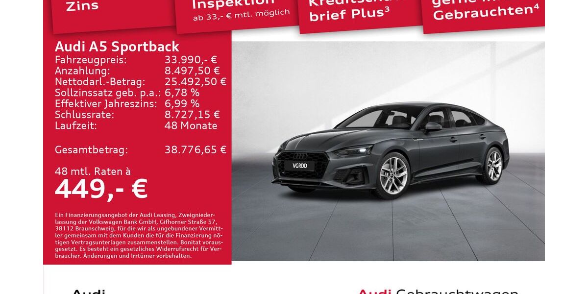 Audi A5 47.318 km 33.990 &euro; Dresden 01067