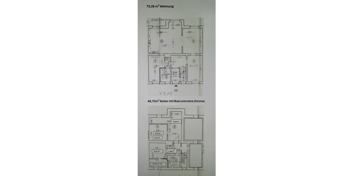Erdgeschoßwohnung Meißen - 3 Zimmer, 73 m&sup2;, 200.000&euro; | Angebot:26598353