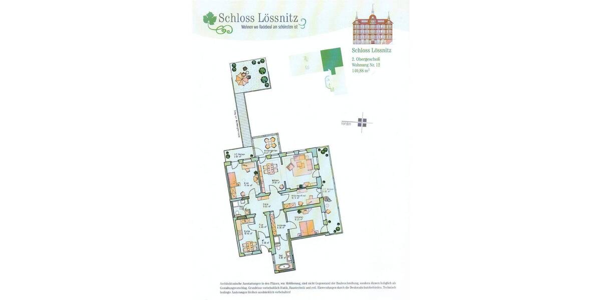 Terrassenwohnung Radebeul - 5 Zimmer, 141 m&sup2;, 1.850&euro; | Angebot:26139566