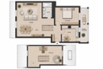 Dachgeschoßwohnung Dresden Cotta - 2.5 Zimmer, 73 m&sup2;, 239.000&euro; | Angebot:27192232