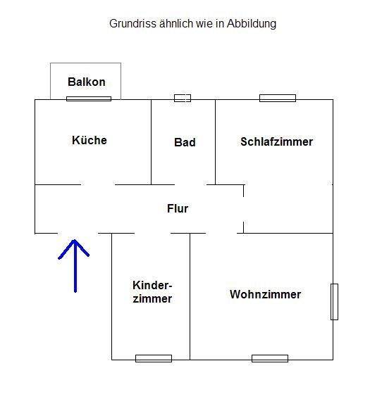 Etagenwohnung Dresden Striesen-Ost - 3 Zimmer, 62 m&sup2;, 545&euro; | Angebot:26486956