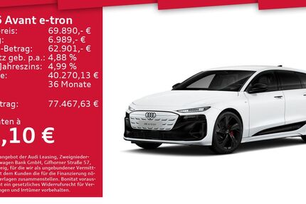 Audi A6 e-tron 4.162 km 68.850 &euro; Dresden 01067