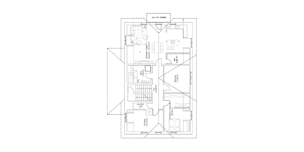 ERSTBEZUG NACH SANIERUNG – BALKON– GRANDIOSER BLICK – GÄSTE-WC – ANKLEIDE - Dachgeschoßwohnung Stolpen Stolpen | Angebot:23136857