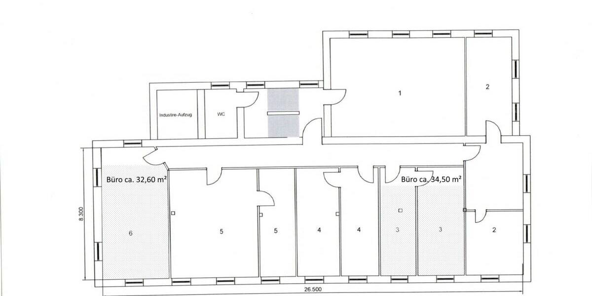 In Autobahnnähe: Büroflächen in unterschiedlicher Größe 1 zimmer