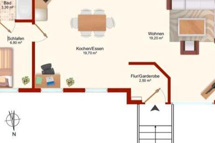 Wohnung Dresden Blasewitz - 2 Zimmer, 52 m&sup2;, 175.000&euro; | Angebot:26464001
