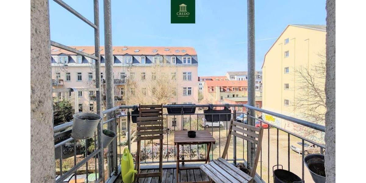 Etagenwohnung Dresden Äußere Neustadt - 2 Zimmer, 50 m&sup2;, 175.000&euro; | Angebot:25734618