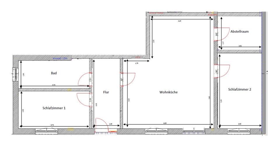 Erdgeschoßwohnung Ebersbach - 3 Zimmer, 89 m&sup2;, 712&euro; | Angebot:26322054