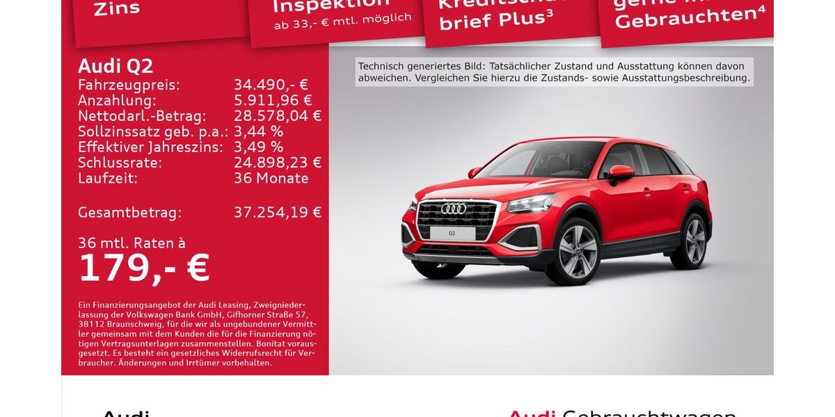 Audi Q2 8.012 km 33.485 € Dresden 01067