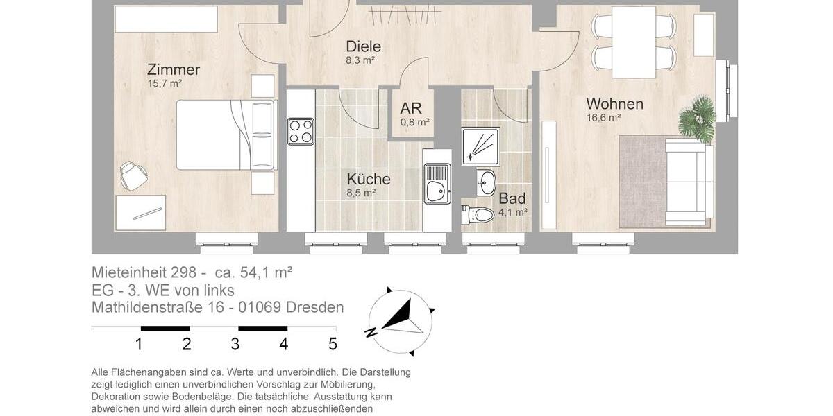Homeoffice und kein Platz? Hier schon... 2 zimmer
