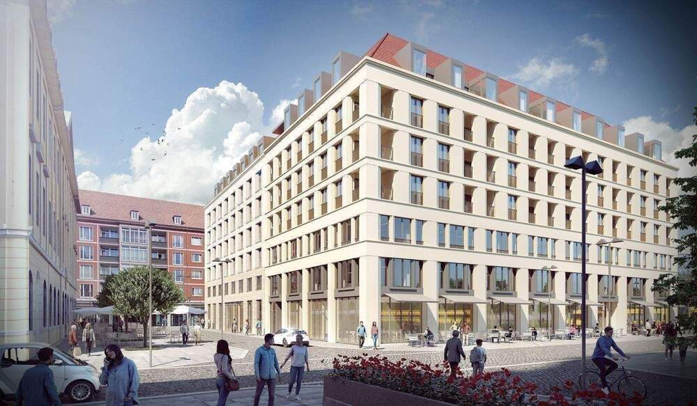 Etagenwohnung Dresden Innere Altstadt - 3 Zimmer, 77 m&sup2;, 1.334&euro; | Angebot:25670631