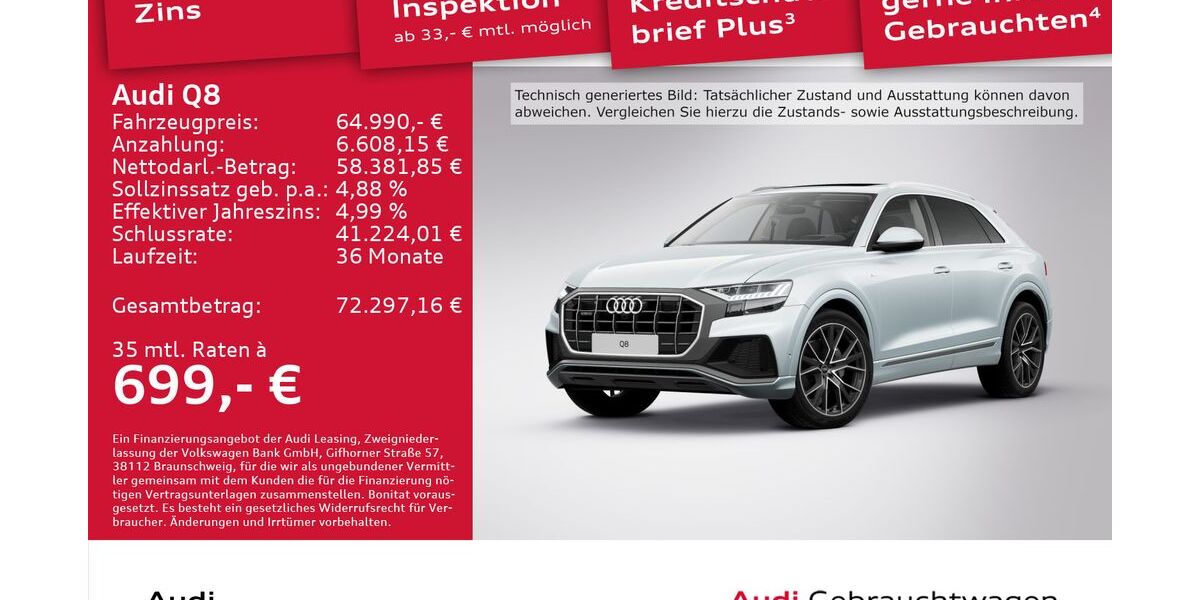 Audi Q8 95.473 km 64.990 &euro; Dresden 01067