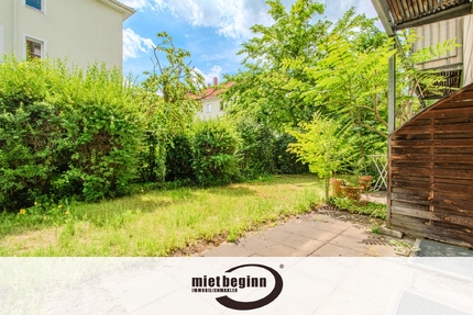 BEZUGSFREI – TERRASSE & GARTENATEIL – DUSCHBAD MIT FENSTER – TG-PARKER – UNINÄHE 1 zimmer